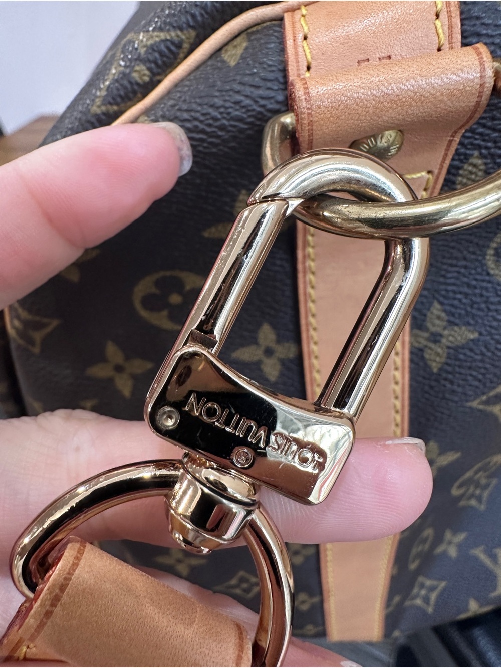 LOUIS VUITTON BANDOULIERE 55 MONOGRAM CANVAS - Picture 11 of 16